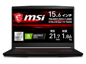 MSI MSI ゲーミングノート 【販売終了】GF63 Thin 【販売終了】GF63