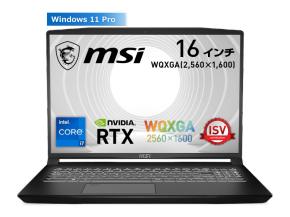 MSI MSI Creator シリーズ 【販売終了】CreatorPro M16 A12U 【販売