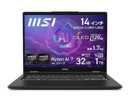 MSI Venture シリーズ Venture A14 AI+ A3HM Venture-A14-AI+A3HMG-1055JP