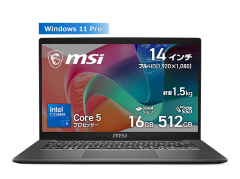 MSI MSI Modern シリーズ Modern 14 F1M Modern-14-F1MG-6307JP