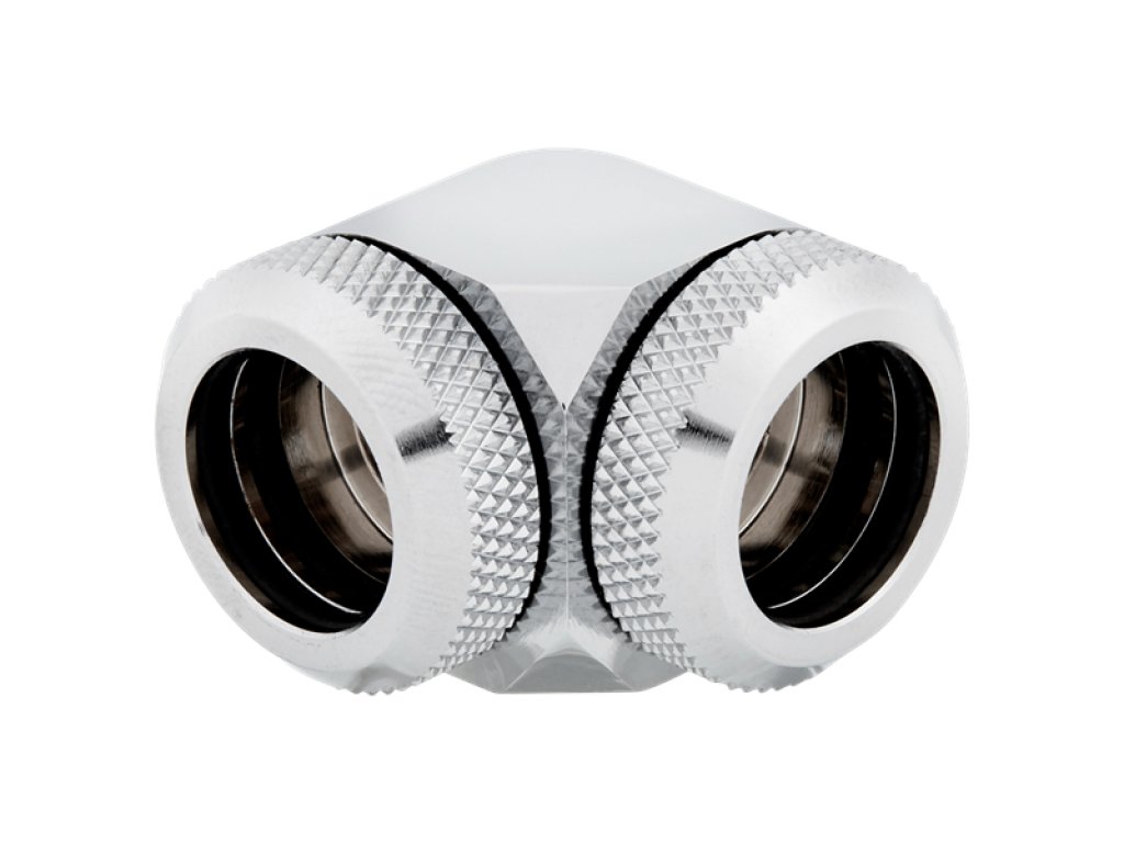 Corsair Hydro X Series XF Hardline 90° 14mm OD Fitting Twin Pack