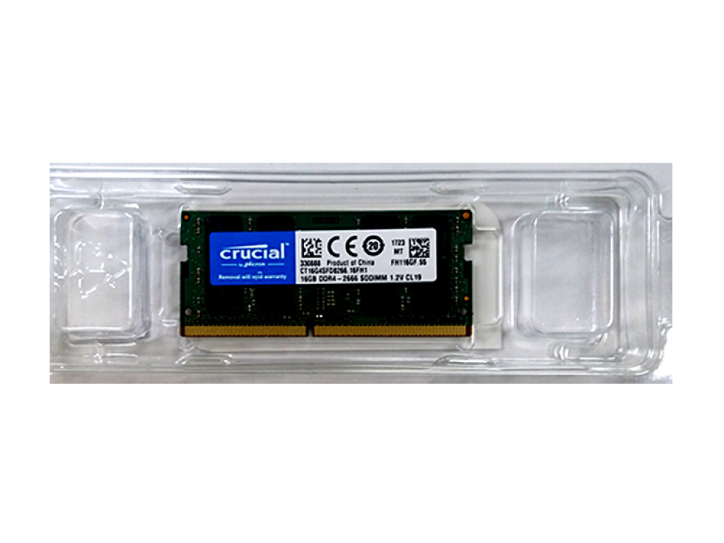 Crucial CT16G4SFD8266 ノート用 260pin S.O.DIMM DDR4-2666 16GB CL19