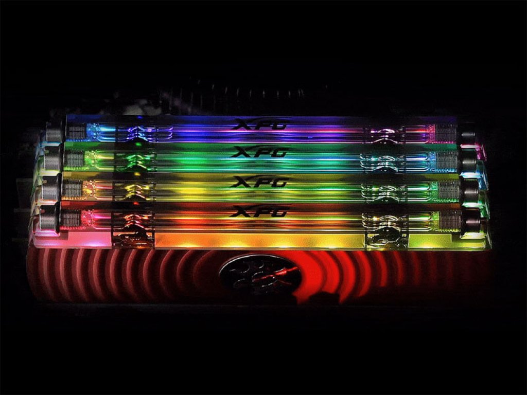 デスクトップ用　DDR4 8GB x 6枚セット A-DATA AX4U320038G16-DR80 SPECTRIX D80 288Pin DDR4-3200 16GB(8GBx2