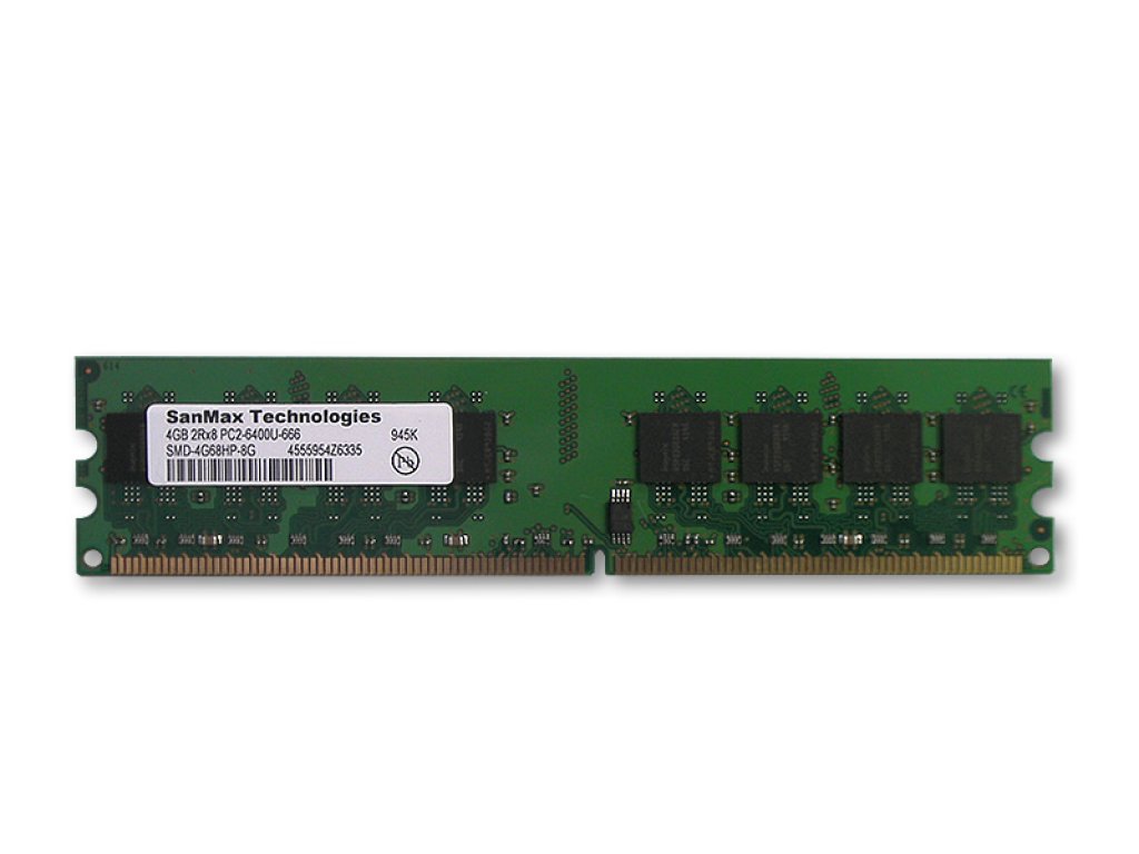 SanMax SMD-4G68HP-8G SanMax DDR2 240pin DDR2-800 4GB CL6 1.8Volt