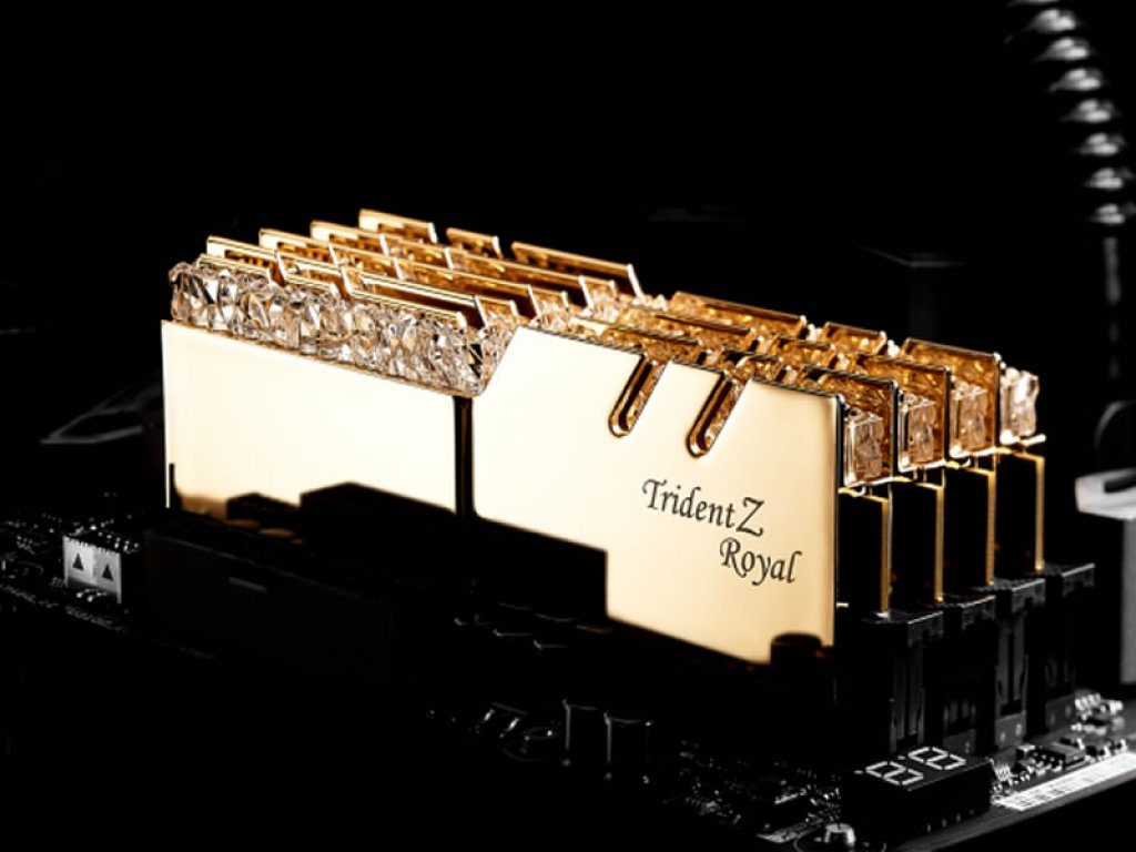 メモリー Trident Z  F4-2666C18D-64GTRG G.SKILL 64GB (2 x 32GB) Trident Z Royal Series DDR4 PC4