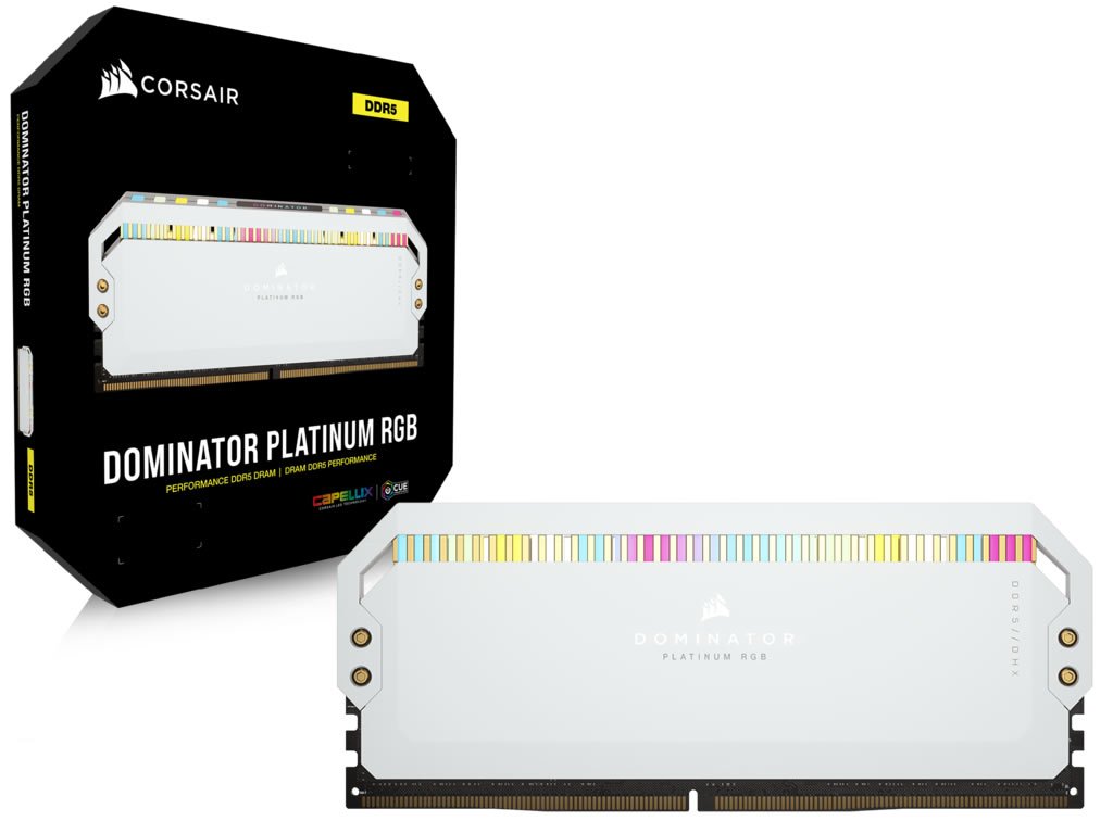 【箱付】Corsair DDR5 RGB 32GB(16x2) 5200 白 VENGEANCE® RGB 32GB (2x16GB) DDR5 DRAM 5200MHz C40 Memory Kit — White