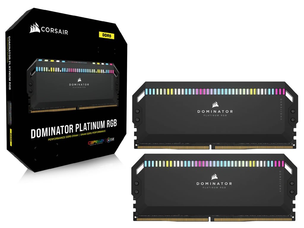 Corsair CMT64GX5M2X5600C40 DOMINATOR PLATINUM RGB DDR5 288pin DDR5