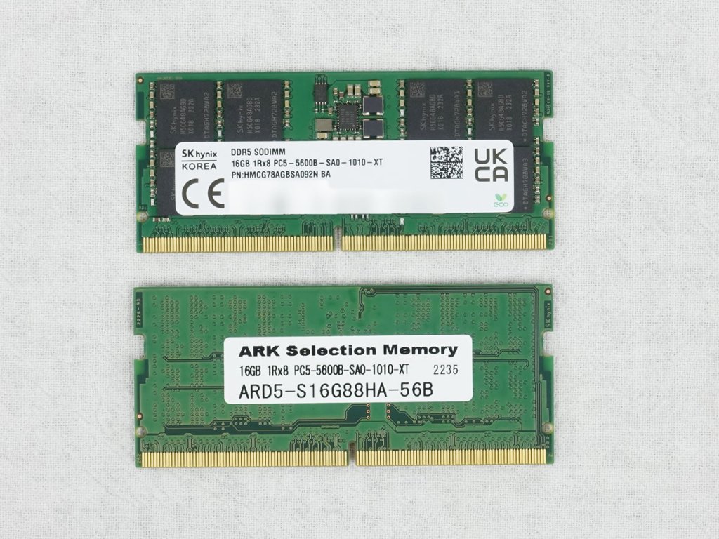 アーク DDR5 32GB ARD5-U32G88HB-56B-D A-die ARK DDR5 CUDIMM 6400 MT/s Memory Kit Listed For $327