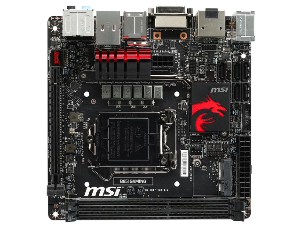 MSI B85I Mini ITXマザーボード + CPU + メモリ B85I | MSI マザーボード Intel B85チップセット | 株式会社アスク