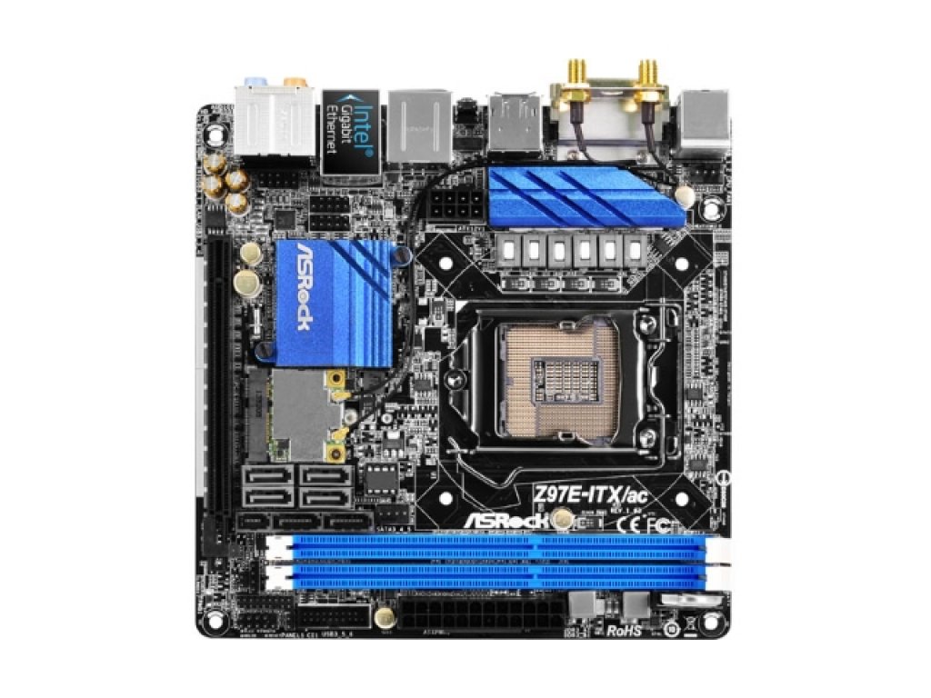 ASRock Z97E-ITX/ac インテル 9シリーズ LGA1150対応 intel Z97チップ