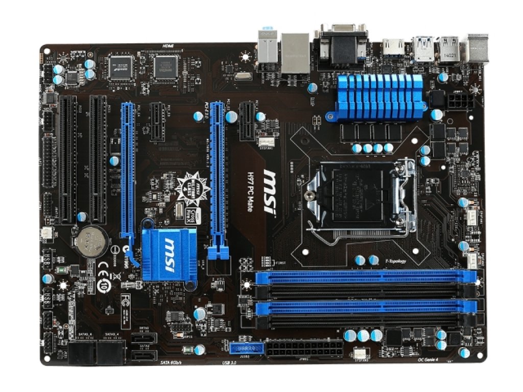 MSI H97 PC Mate インテル 9シリーズ LGA1150対応 intel H97チップ