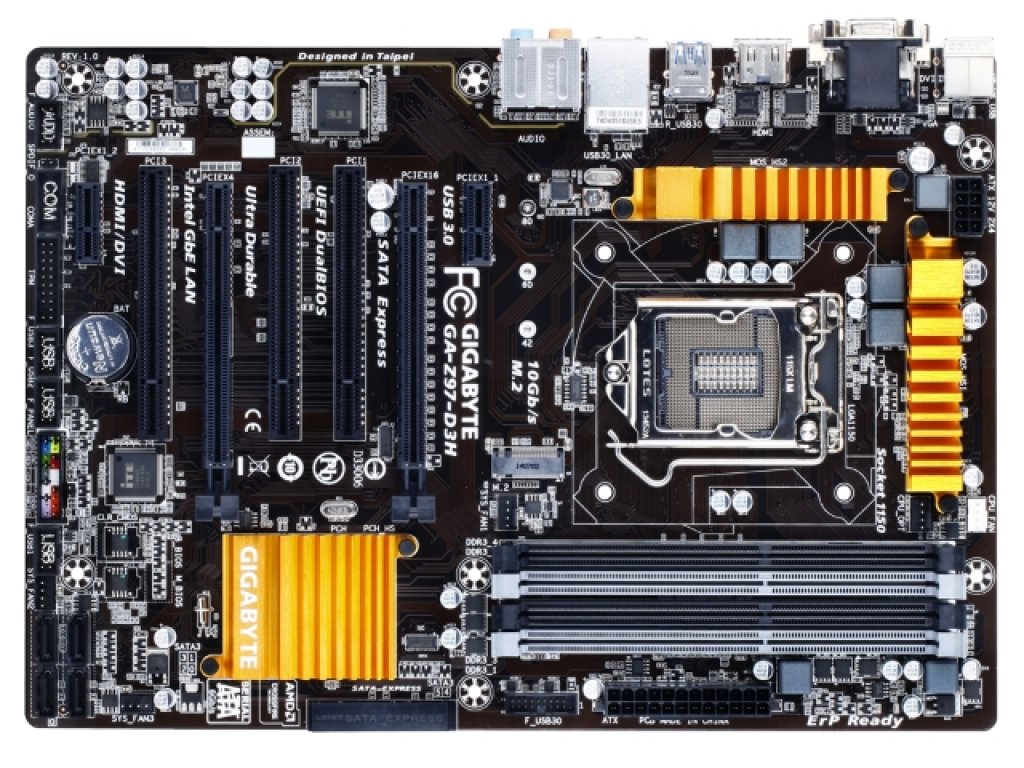 GIGABYTE GA-Z97-D3H インテル 9シリーズ LGA1150対応 intel Z97チップ