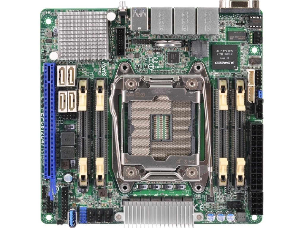 ASRock Rack EPC612D4I インテル C610シリーズ LGA2011-v3対応