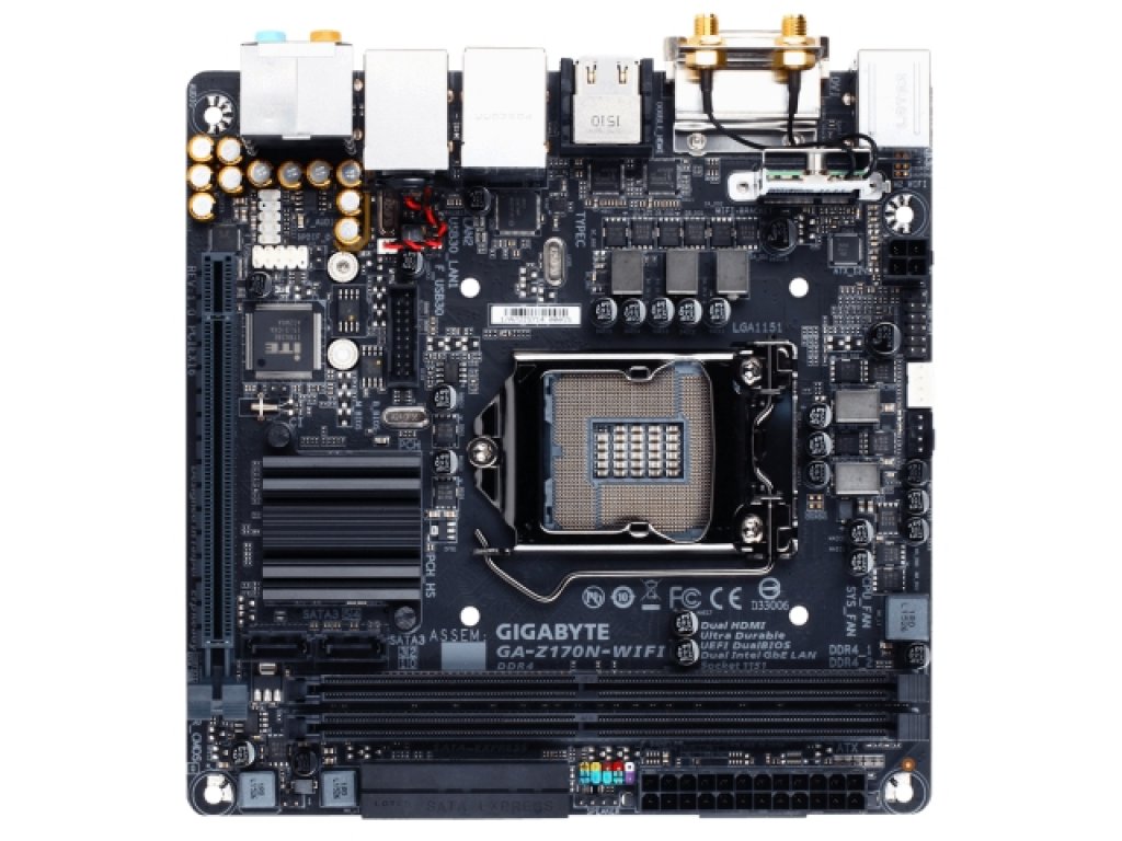 GIGABYTE GA-Z170N-WIFI インテル 100シリーズ LGA1151対応 intel Z170