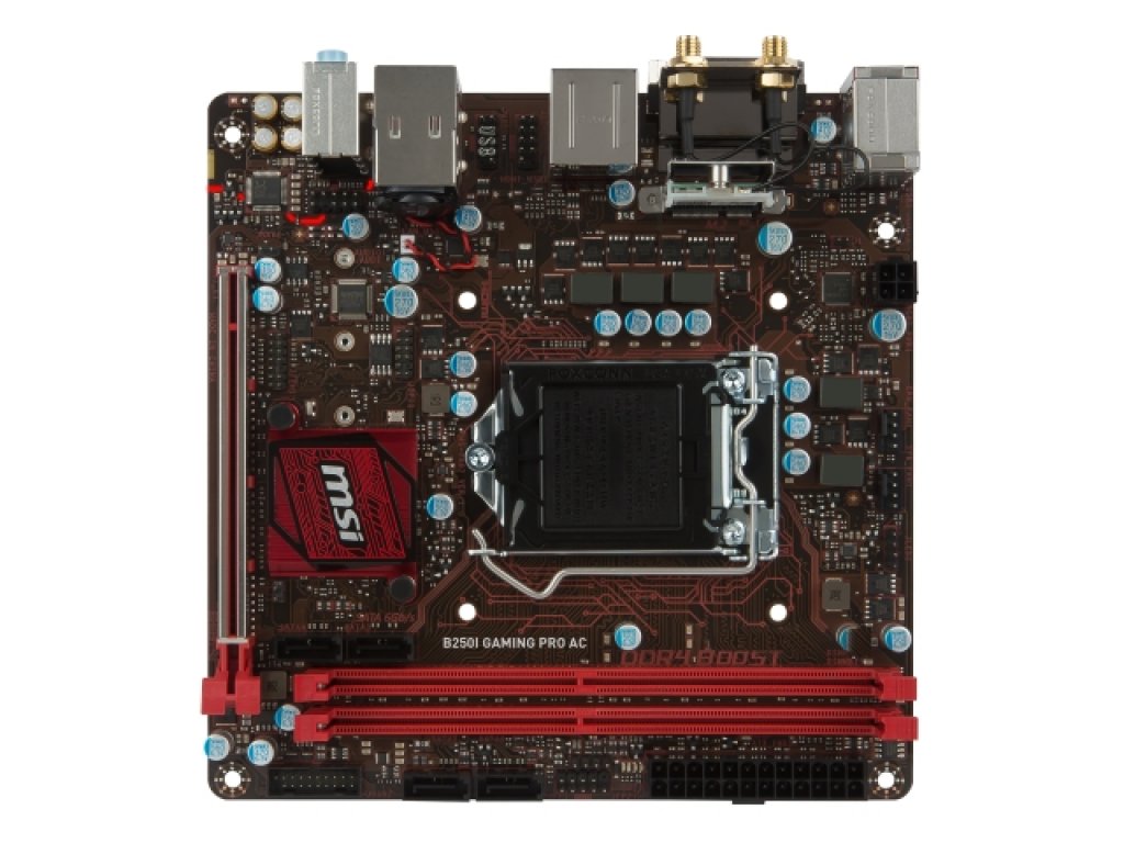 MSI B250I GAMING PRO AC Mini-ITXマザーボード Used - Very Good: MSI B250I GAMING PRO AC LGA 1151 Mini ITX