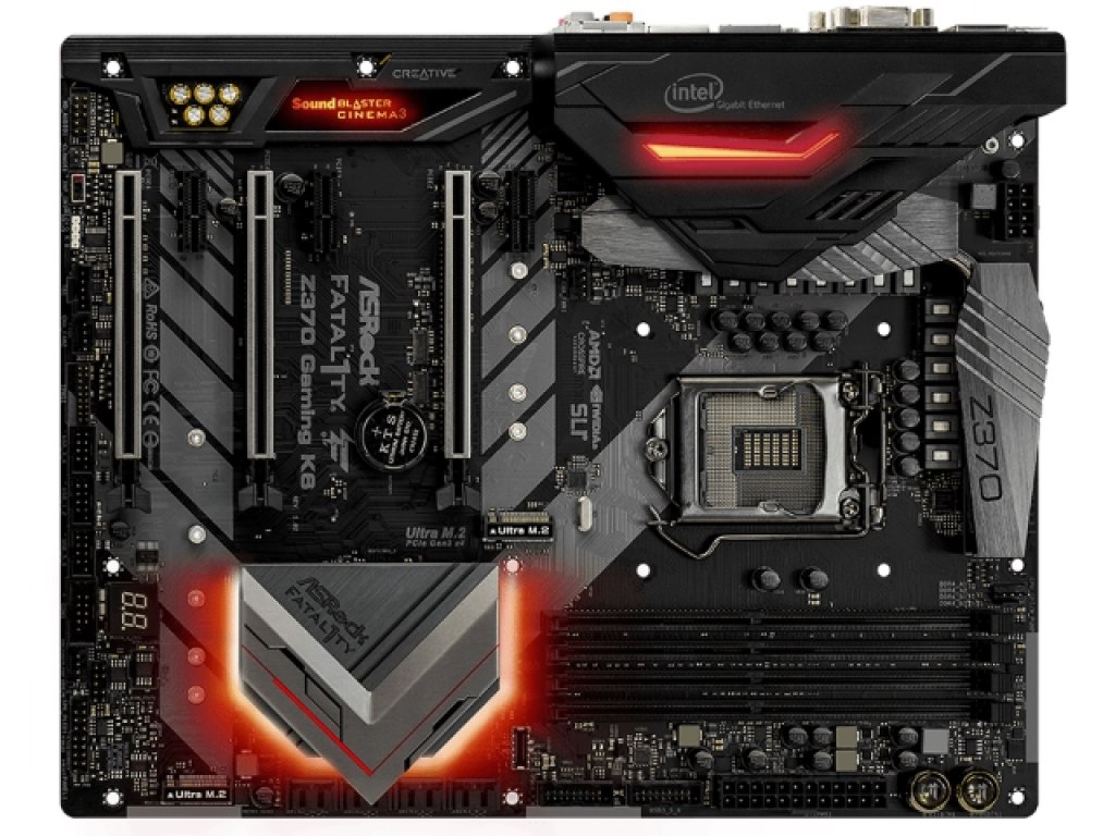 マザーボード ASRock Fatal1ty Z370 Gaming K6 ASRock > Fatal1ty Z370 Gaming K6