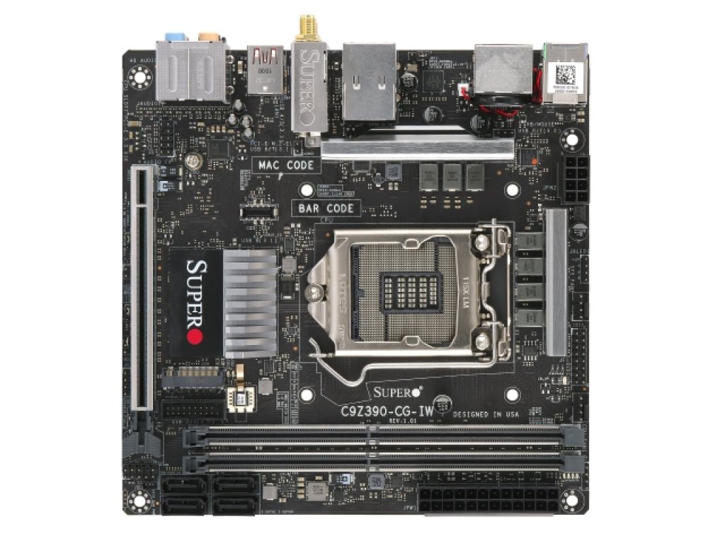 SUPERMICRO C9Z390-CG-IW インテル 300シリーズ LGA1151対応 intel
