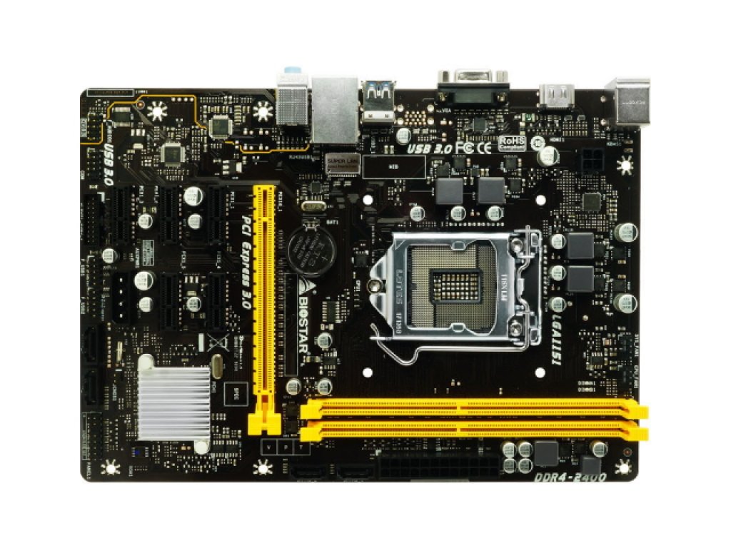 BIOSTAR H110MHC V7.2 インテル 100シリーズ LGA1151対応 intel H110