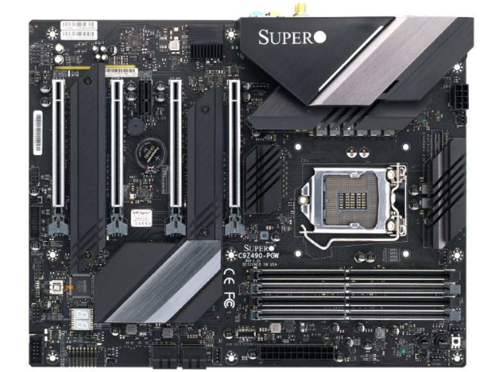 【まー】 SUPERMICRO C9Z490-PGW インテル 400シリーズ LGA1200対応 intel Z490