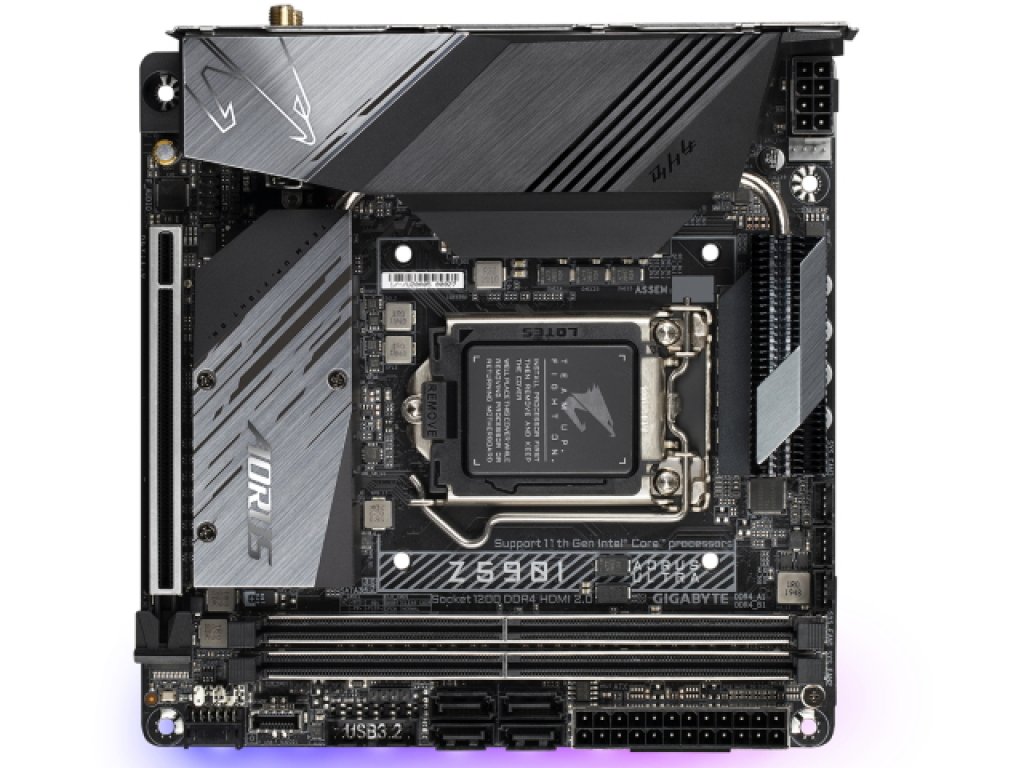 マザーボード GIGABYTE Z590I AORUS ULTRA Z590I AORUS ULTRA (rev. 1.0) 主な特徴 | マザーボード