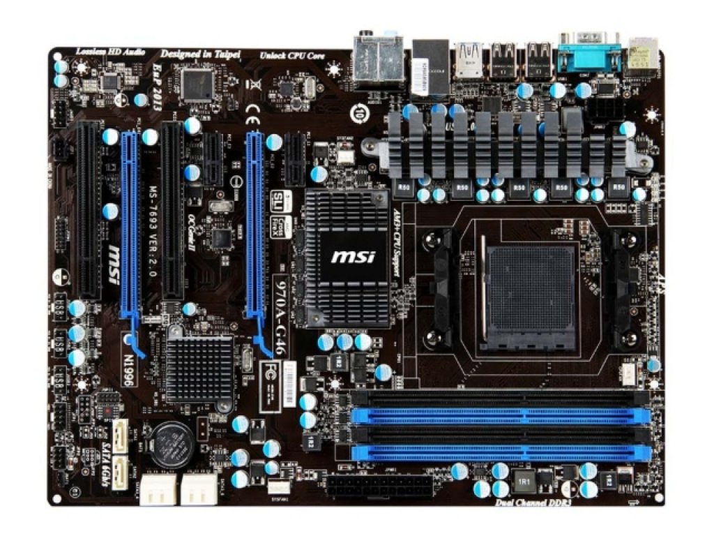 MSI 970A-G46 AMD 900 シリーズ Socket AM3+対応 AMD 970チップ