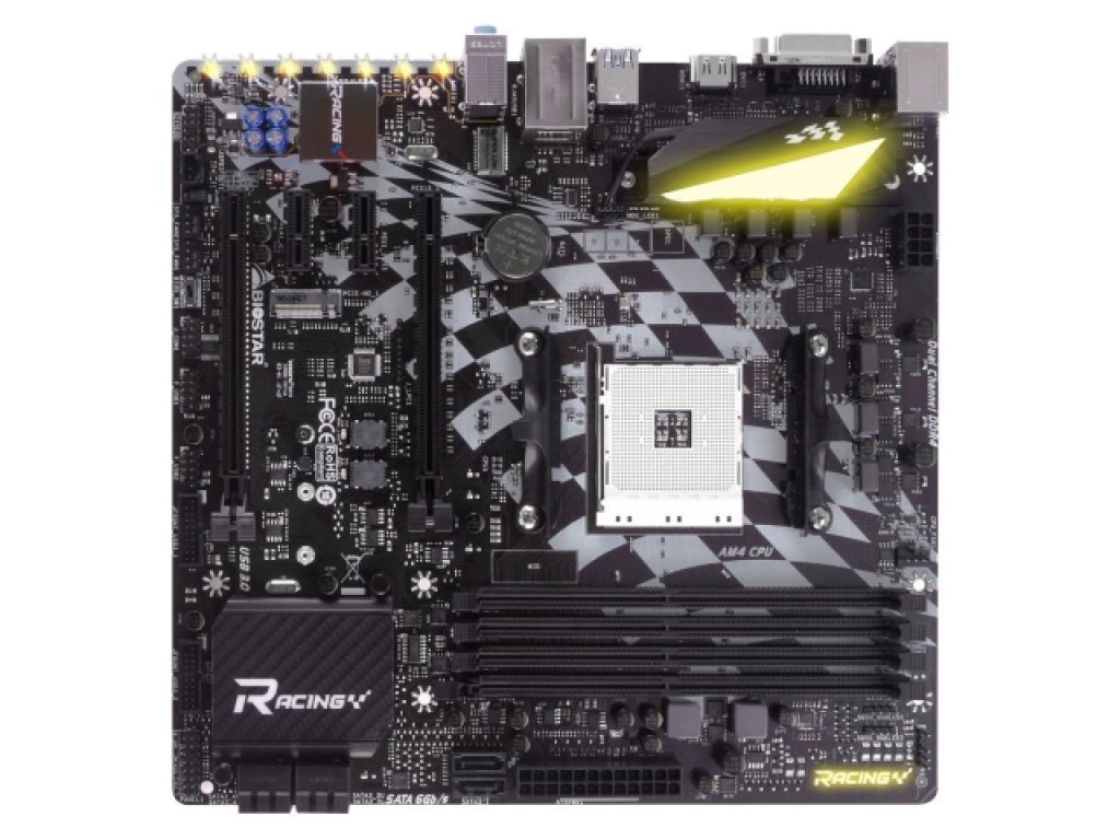BIOSTAR X370GT3 AMD 300シリーズ Socket AM4対応 AMD X370チップ