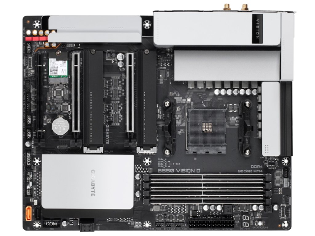 GIGABYTE B550 VISION D AMD 500シリーズ Socket AM4対応 AMD B550