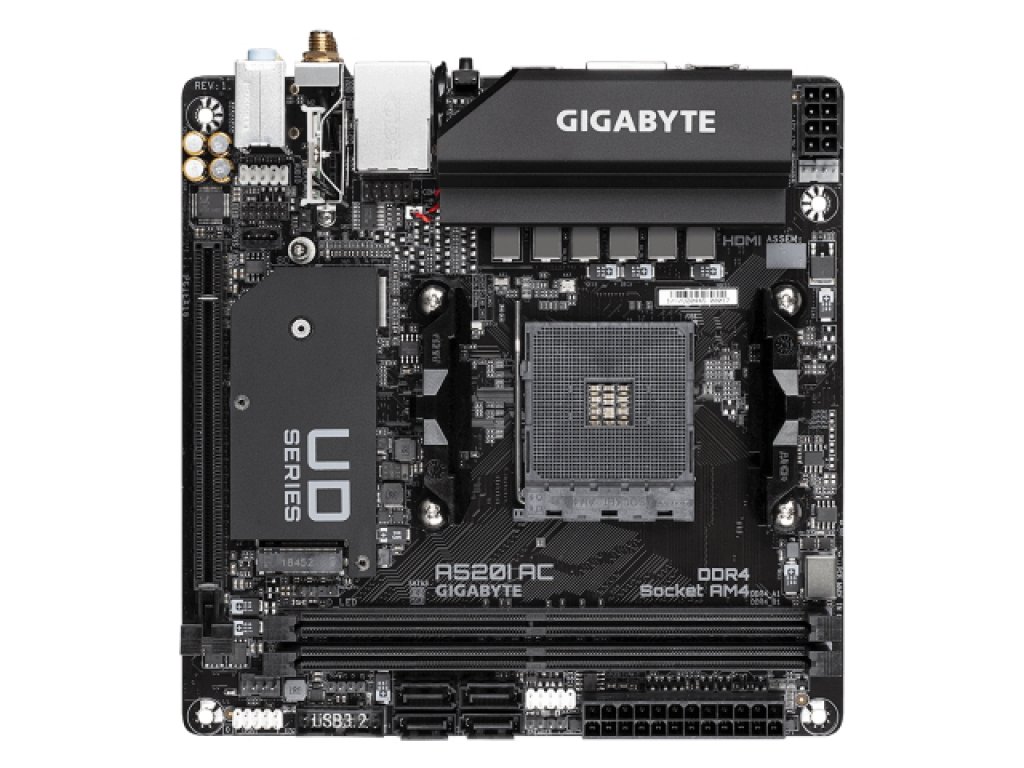 GIGABYTE A520I AC (rev. 1.2) AMD 500シリーズ Socket AM4対応 AMD