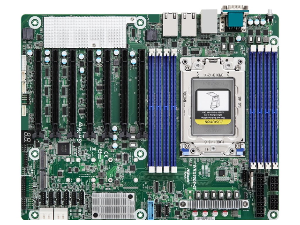ASRock Rack WRX80D8-2T Socket sWRX8対応 AMD WRX80チップセット搭載