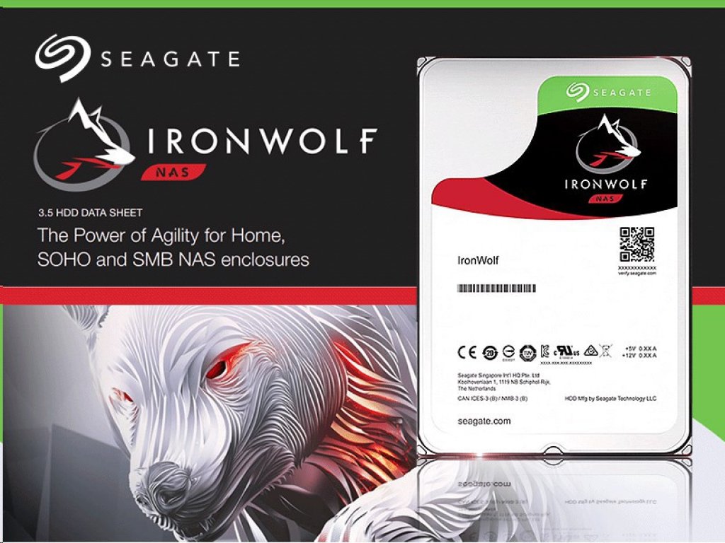 Seagate ST6000VN0041 IronWolf 6TB 3.5インチ SATA 7200rpm