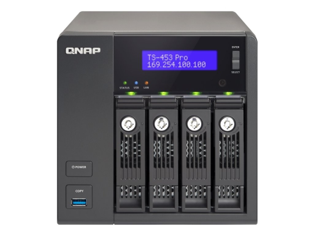 外付けハードディスク・ドライブ NAS NETWORK ATTACHED STORAGE NAS-453-G QNAP TS 453 Pro NAS 4TB