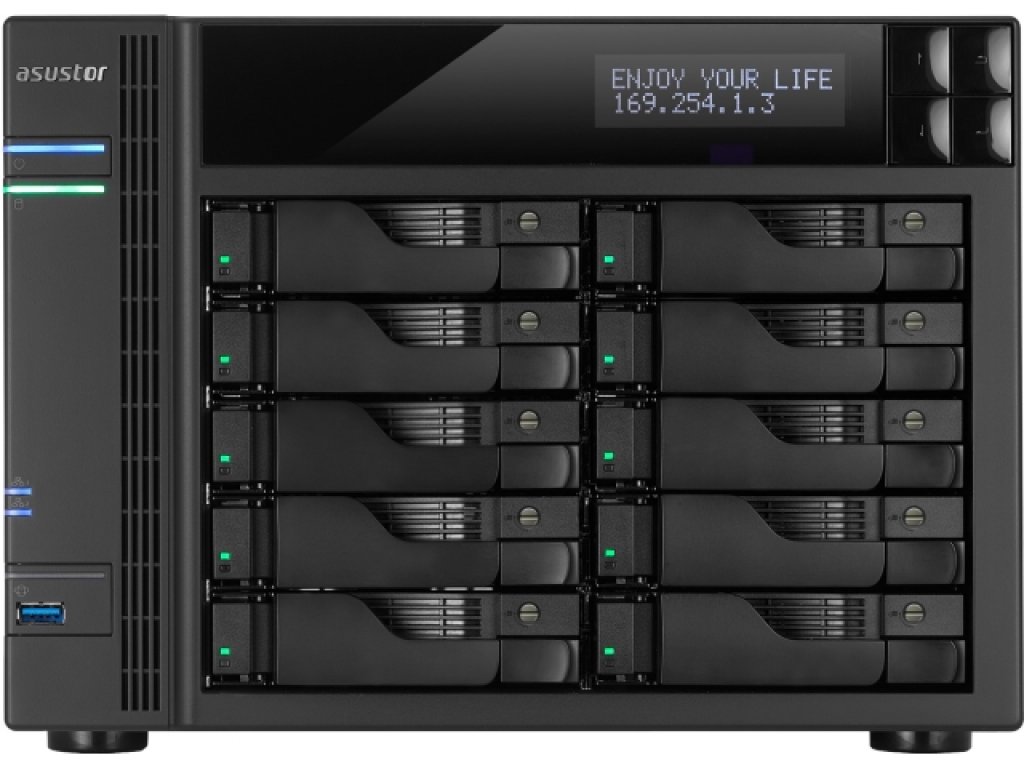 ASUSTOR AS7010T AS 70 中小企業および SOHO向け高性能 10ベイNAS