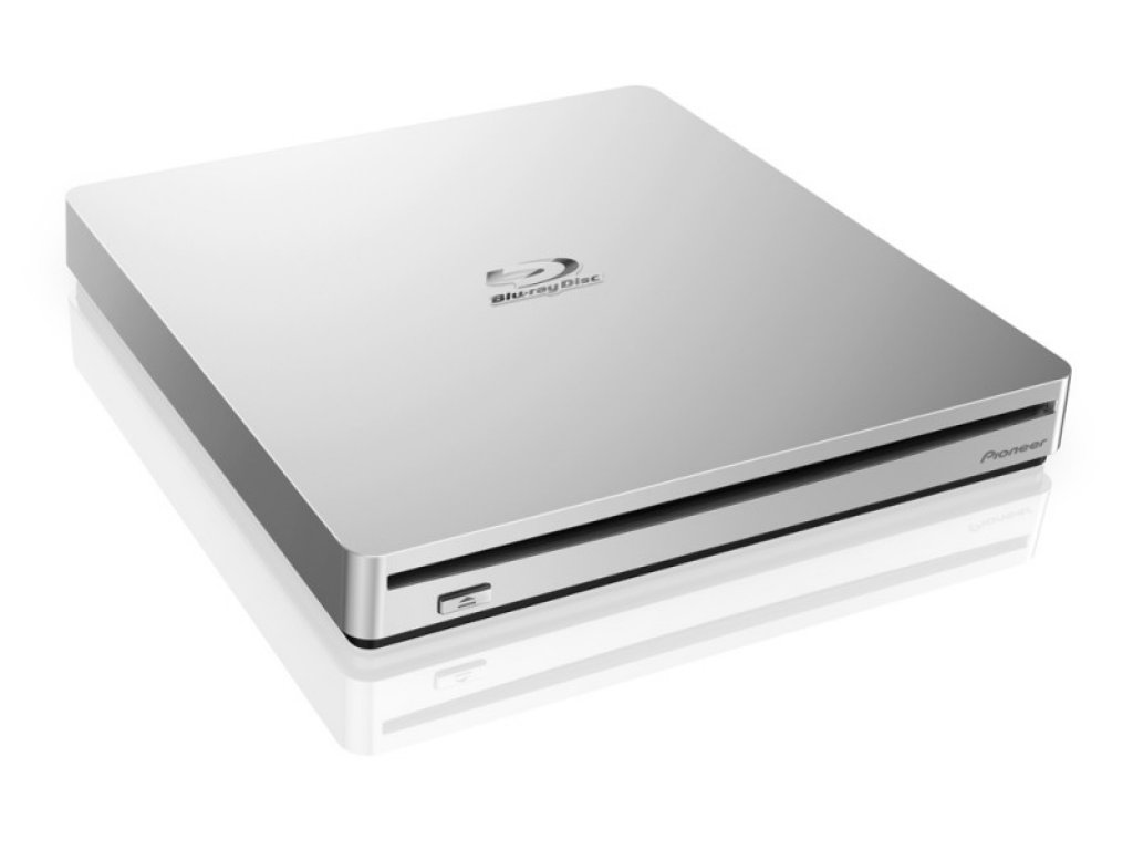 パイオニア　BDドライブ　BDR-XS07JM　MAC　Pioneer　【中古・使用回数少】 スロットローディング方式のMac用ポータブルBD⁄DVD⁄CDライター「BDR