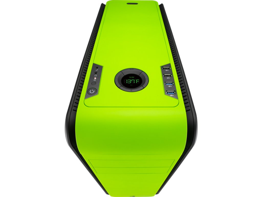 Aerocool DS 200 Window Green DS 200 緑 ATX対応 マルチファン