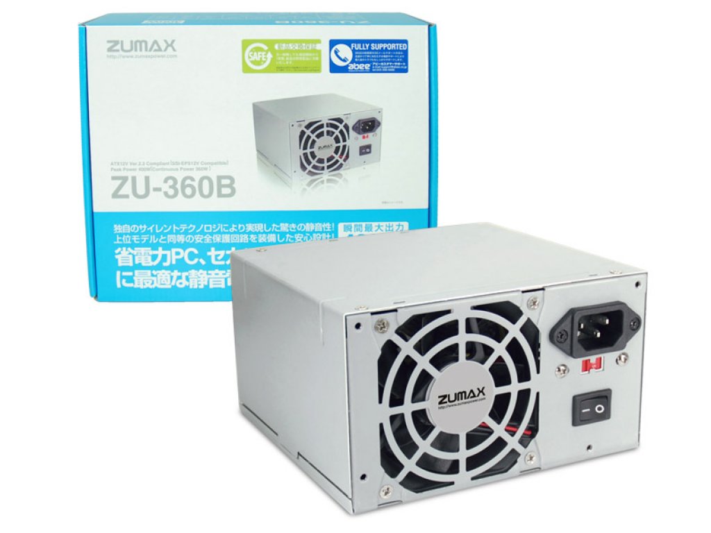 ZUMAX ZUMAX ZU-360B ATX 360W - 製品詳細 | パソコンSHOPアーク ZUMAX ZUMAX ZU-360B ATX 360W - 製品詳細 | パソコンSHOPアーク