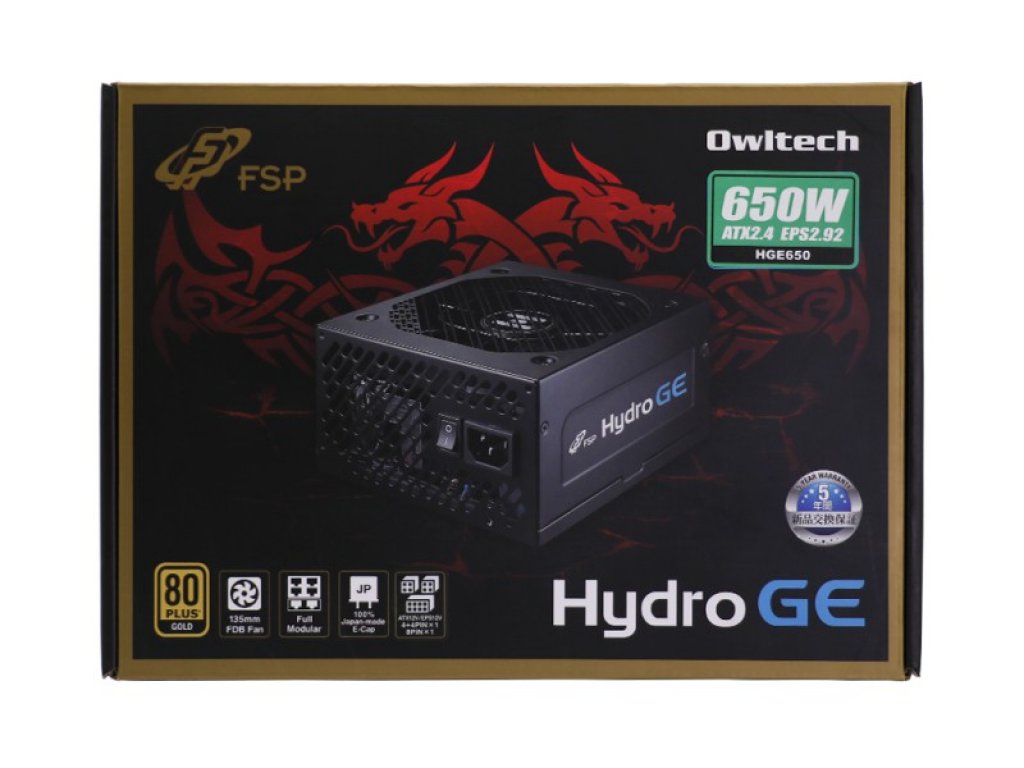 FSP Hydro GE 650W 電源ユニット Amazon.com: FSP Hydro GE 650W Power Supply, 80 Plus Gold
