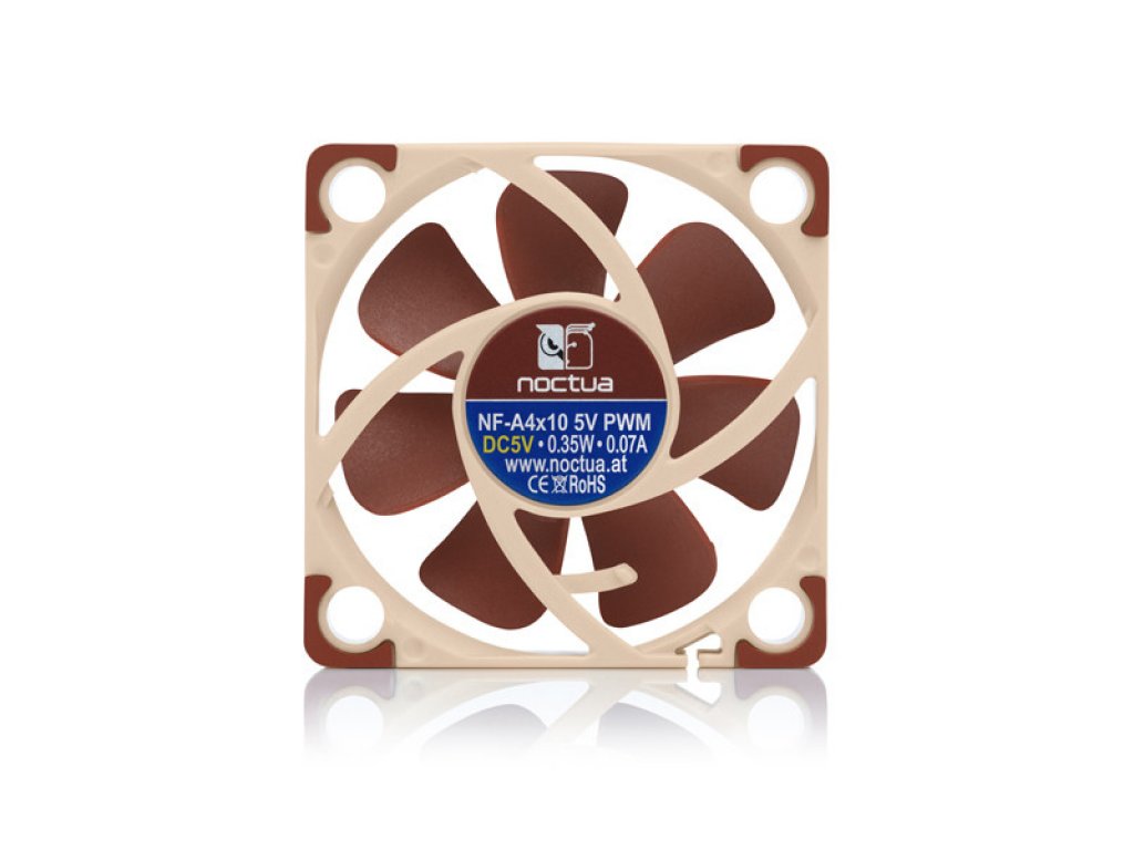 fana＊ Noctua NF-A4x10 5V PWM 40x40x10mm, 5000rpm, 19.6dbA, 8.9m³/h, 1.95