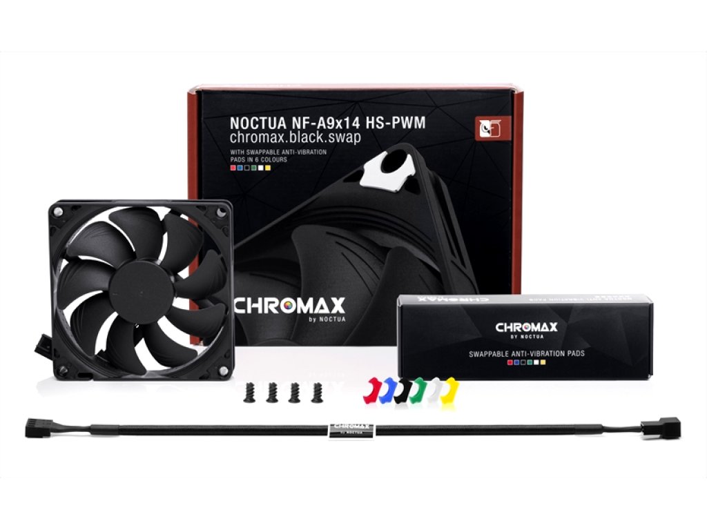 Noctua NF-A9x14 HS-PWM chromax.black.swap chromax 92x92x14mm