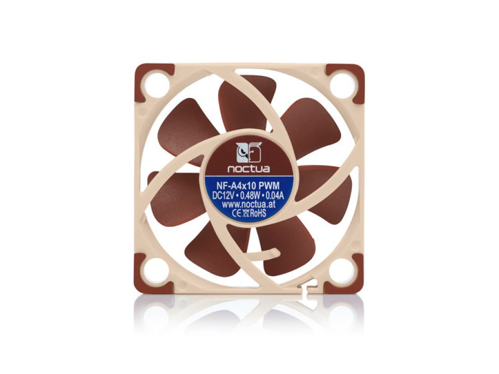 Noctua NF-A4x10 PWM 40x40x10mm, 5000rpm, 19.6dbA, 8.9m³/h, 1.95