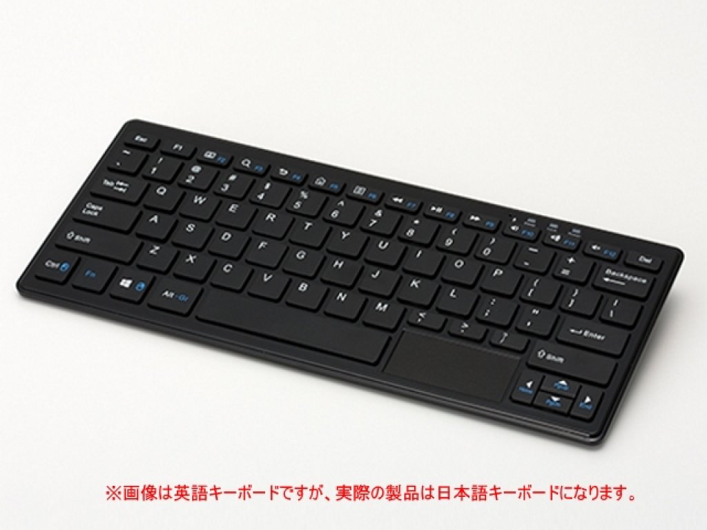 TEKWIND キーボードPC(ブラック) WP004-BK Windows 10 Home をプリ