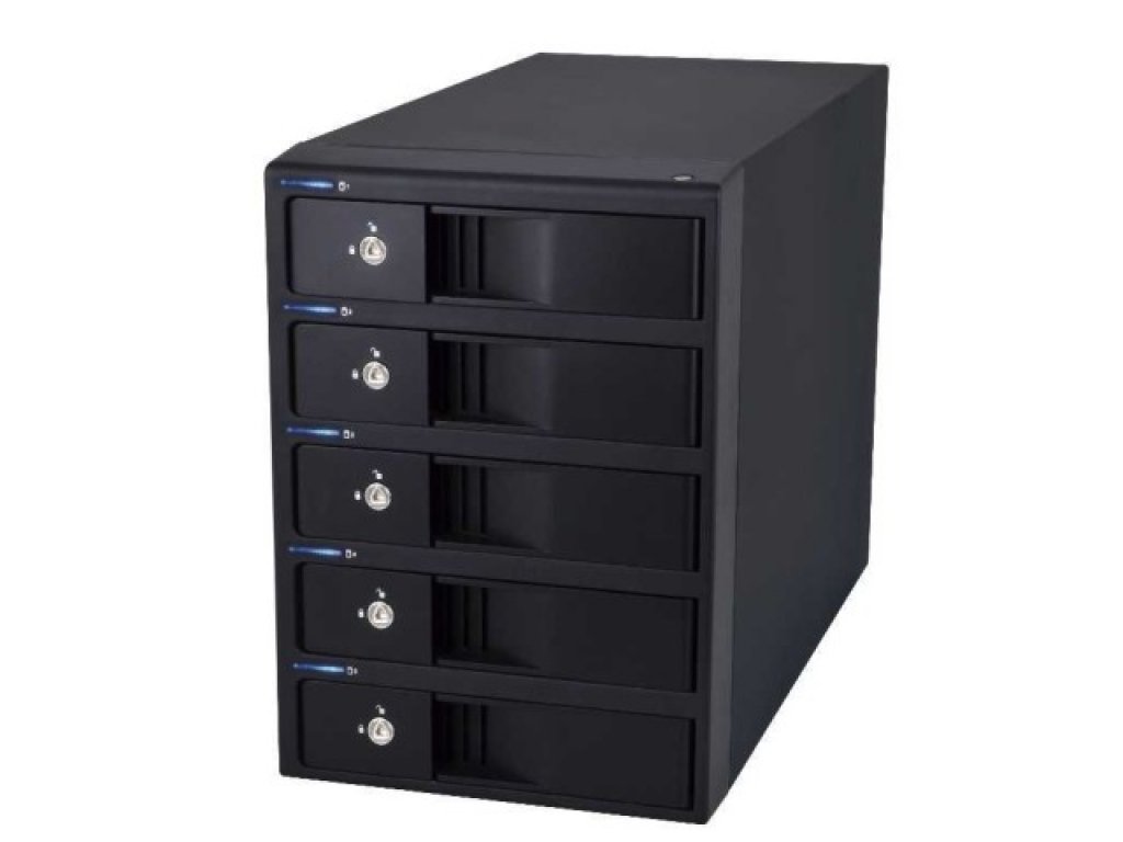 CENTURY 裸族のインテリジェントビル5Bay USB3.0+eSATAコンボ
