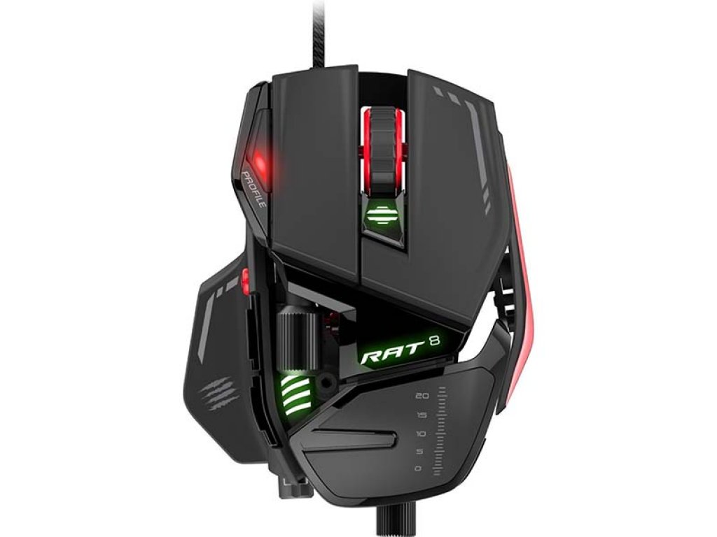 Mad Catz RAT8 Optical Gaming Mouse BK/RD RAT - 製品詳細 | パソコン