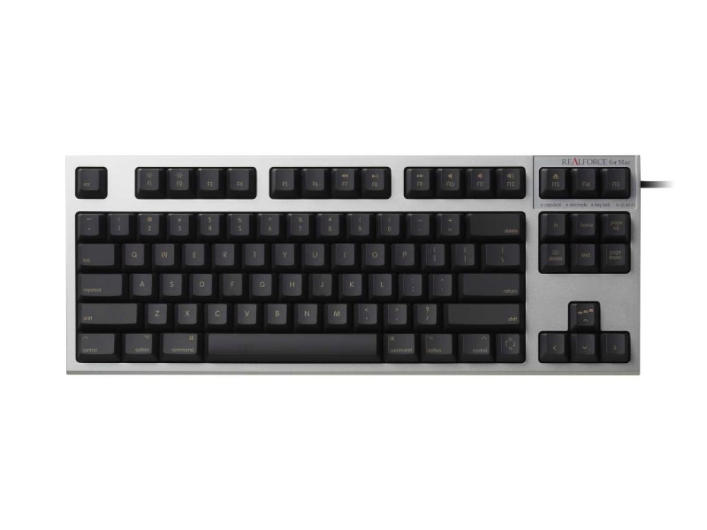 東プレ REALFORCE TKL SA for Mac APCモデル 英語87配列 黒 ALL30g