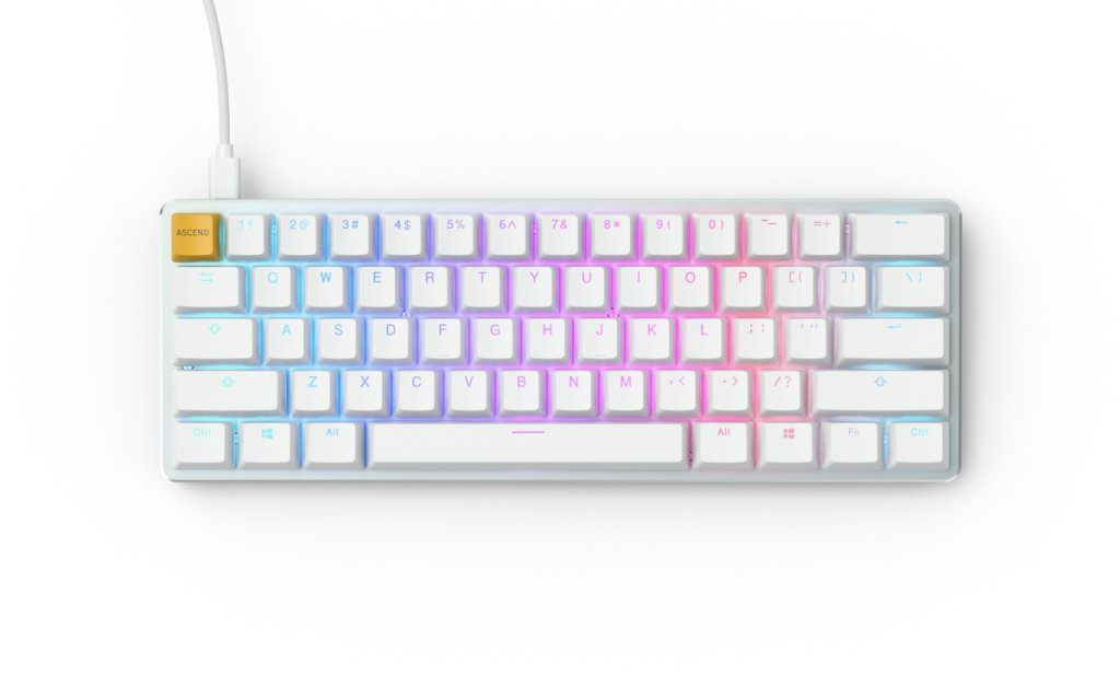 Glorious Glorious GMMK Compact White GMMK 茶軸/ホワイトキー