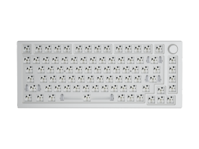 Glorious Glorious GMMK Pro 75% Barebone ANSI US White Ice - 製品 