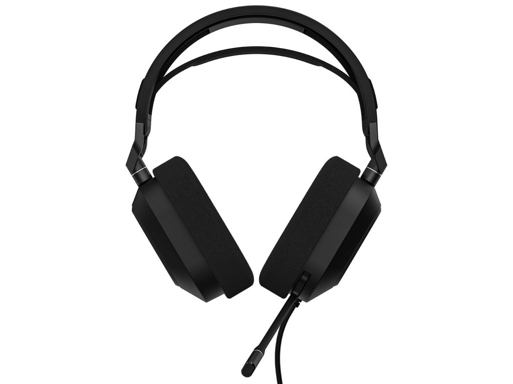ヘッドホン CORSAIR HS80 RGB USB CARBON BLACK HS80 RGB USB Wired Gaming Headset — Carbon
