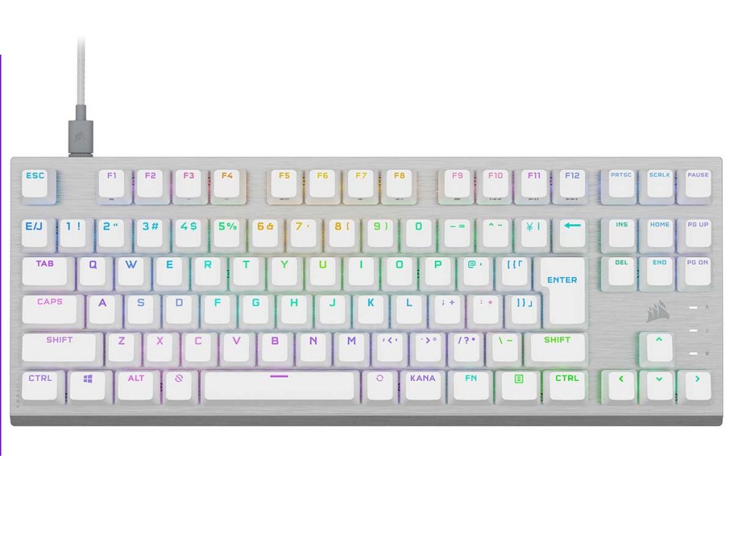 キーボード CORSAIR K70 PRO TKL White K70 PRO TKL High-Performance Hall Effect Programmable Gaming