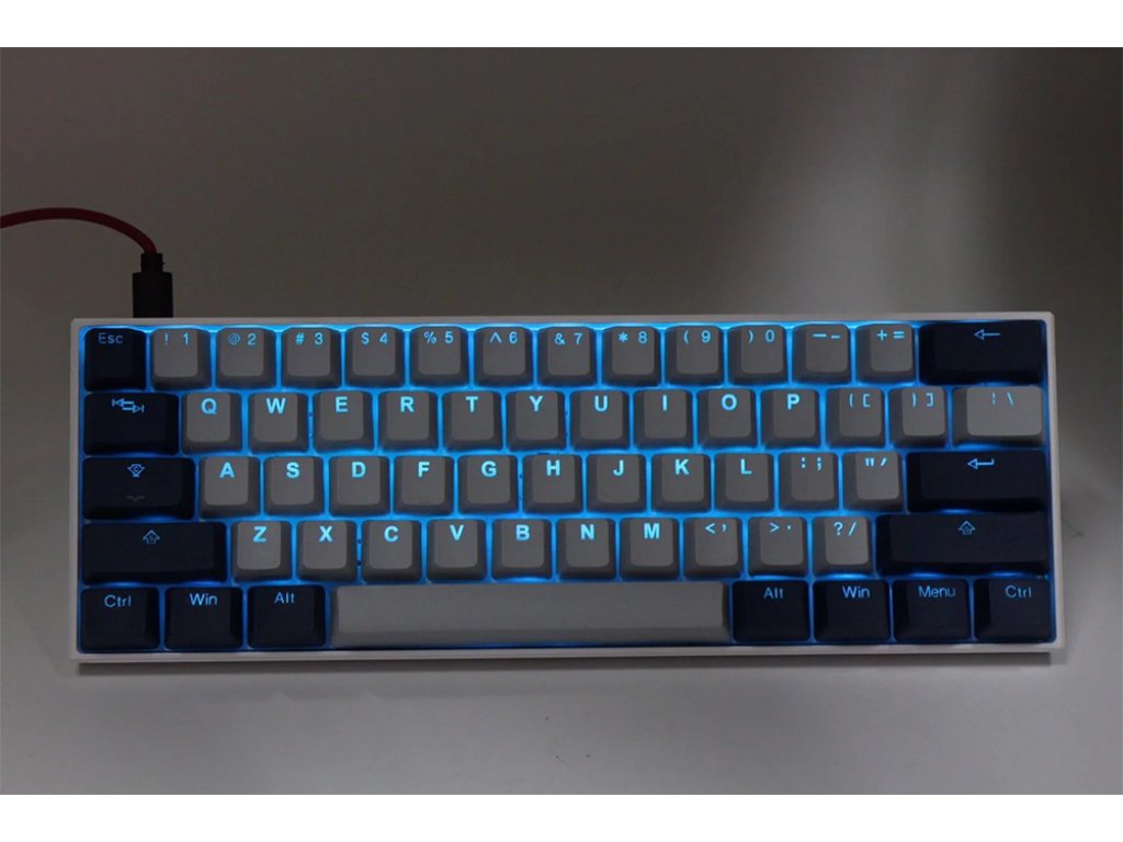 Tai-Hao Tai-Hao Cool Gray / Navy blue PBT Double shot Backlit
