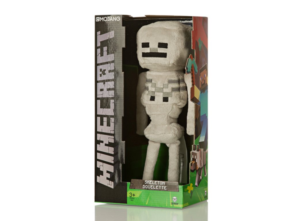J!NX Minecraft 12inch Skeleton Plush Minecraftシリーズ