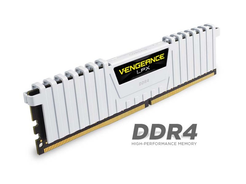 Corsair CMK16GX4M2A2666C16W Vengeance LPX 288pin DDR4-2666 CL16-18